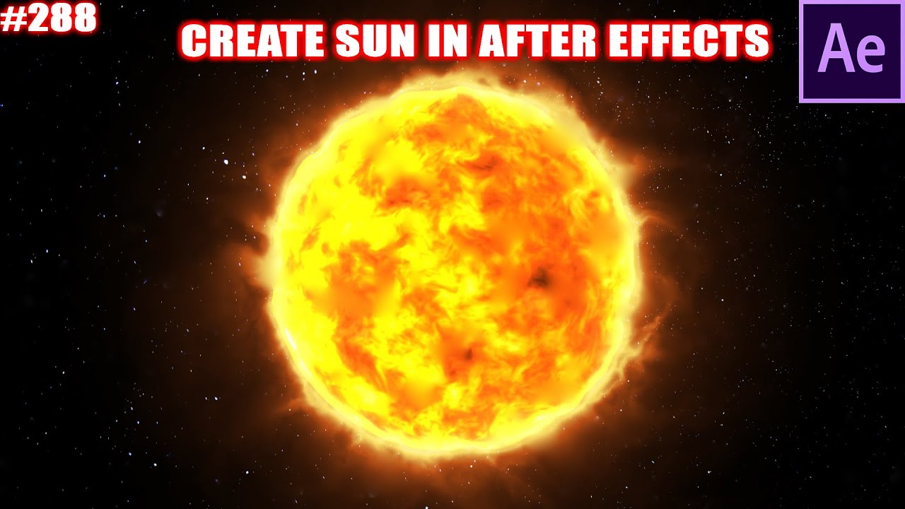 Sun atmospheric effect - After Effects tutorial