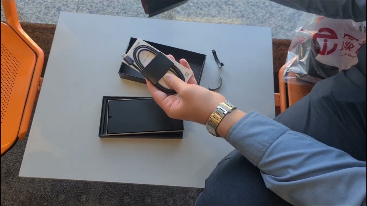 Samsung Galaxy S24 Ultra Unboxing KSA variant with Galaxy Buds Pro and official case