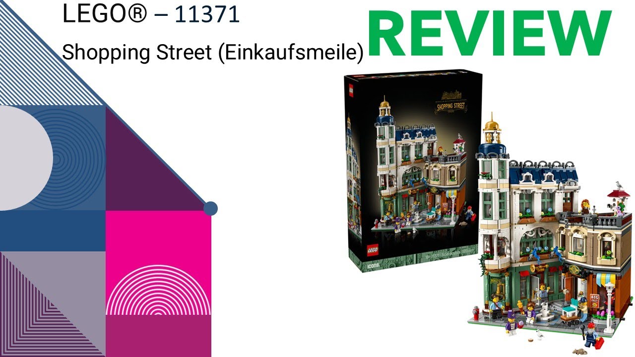 LEGO® - 11371 - Shopping Street (Review) # Ben's Lego ® / Klemmbausteine Welt - Video 276