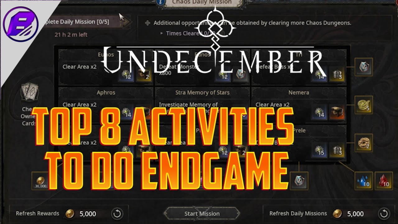 What's The Endgame Routine In Undecember?