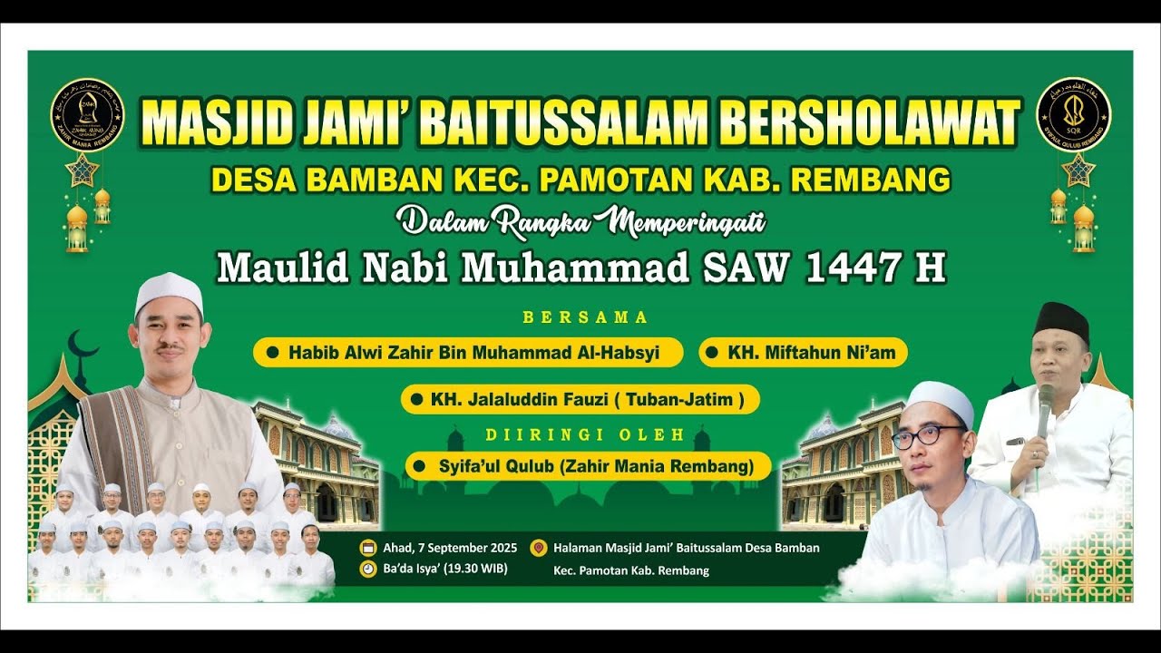 🔴LIVE - MASJID JAMI' BAITUSSALAM BERSHOLAWAT BERSAMA HABIB ALWI MUHAMMAD AL-HABSYI FT SYIFAUL QULUB