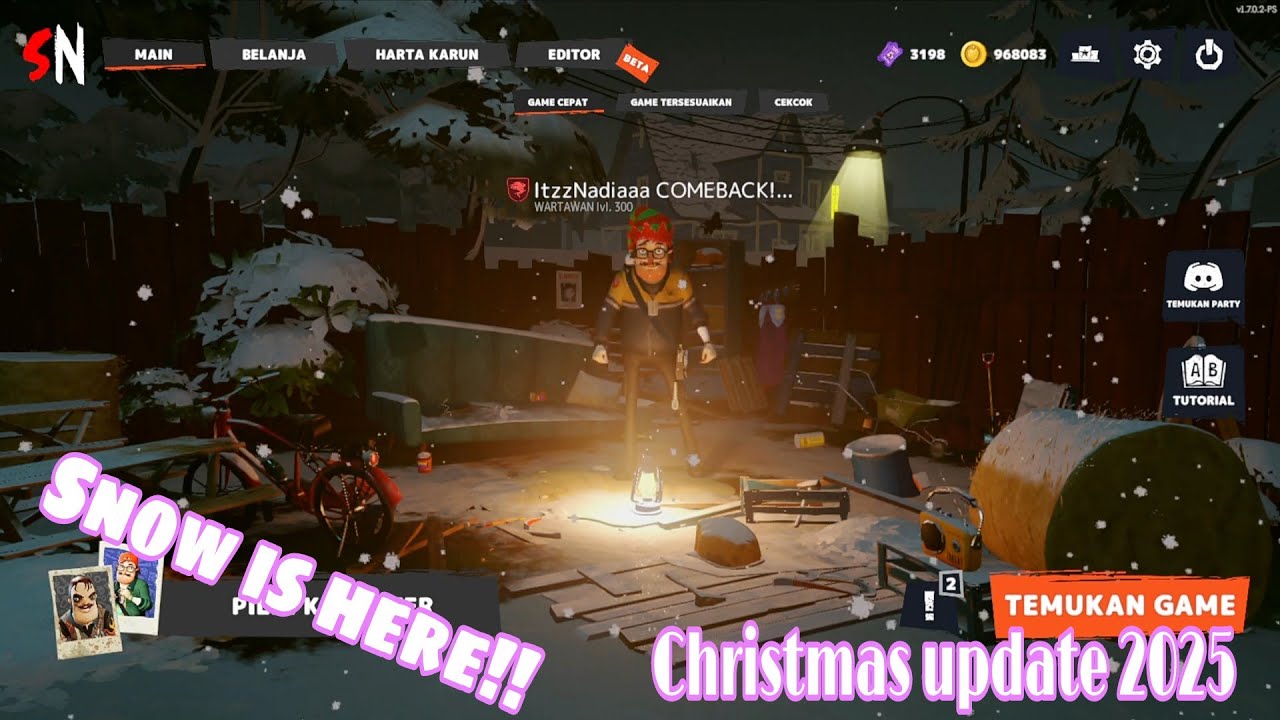 SECRET NEIGHBOR CHRISTMAS UPDATE 2025 GAMEPLAY
