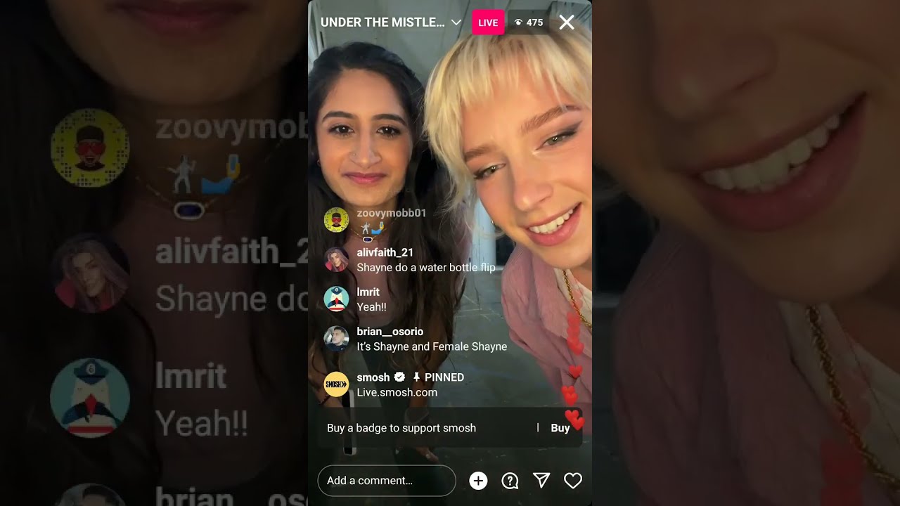 Smosh Instagram Live 12/07/22 - Chillin with the Cast (UTM Info)