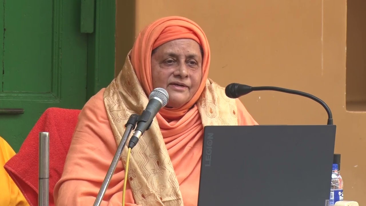 Inspiring Speech by Pravrajika Atandraprana Mataji, General Secretary of Sri Sarada Math
