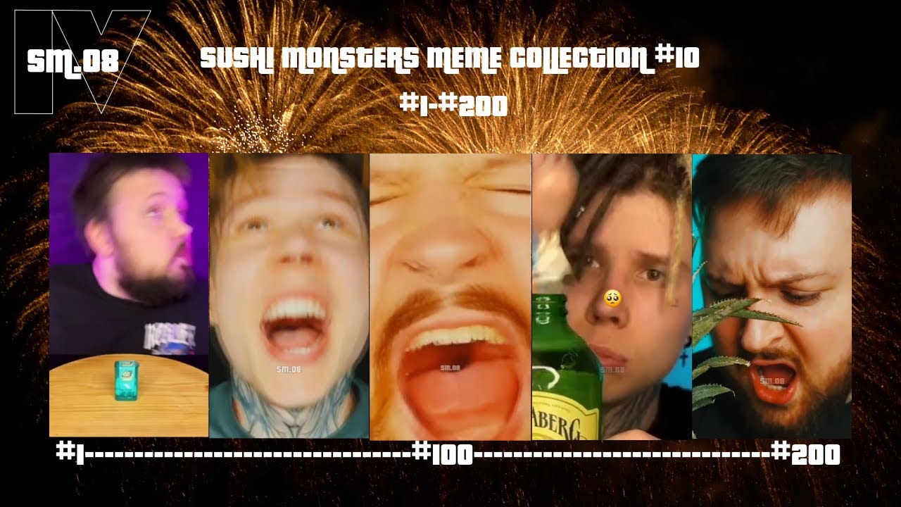 Sushi Monsters Meme Compilation #10 #1-#200 (Special Video!)