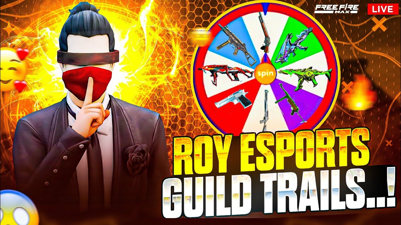 ROY GAMING TELUGU  IS LIVE 1V2 KOTTU 50 PATTU🤑/ RG GUILD TRAILS 😍1V1,1V2,1V3,4V4 #FF #ROY GAMING