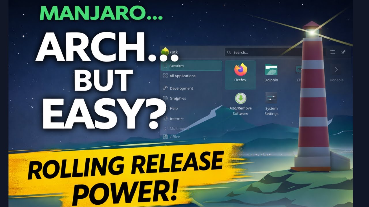 Manjaro Linux: мощь Arch без лишних сложностей.