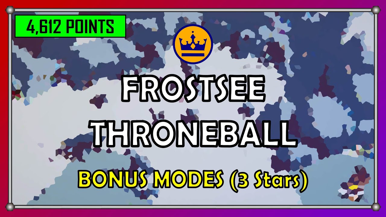 Thronefall | Frostsee 霜凍之湖 | Throneball 皇座之球 | Bonus Modes 獎勵模式 | Score: 4,612
