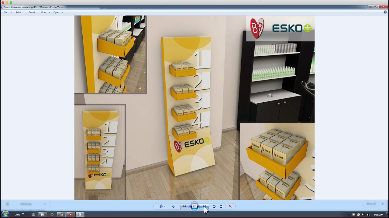 Esko Software Solutions: ArtiosCAD POP Display creation