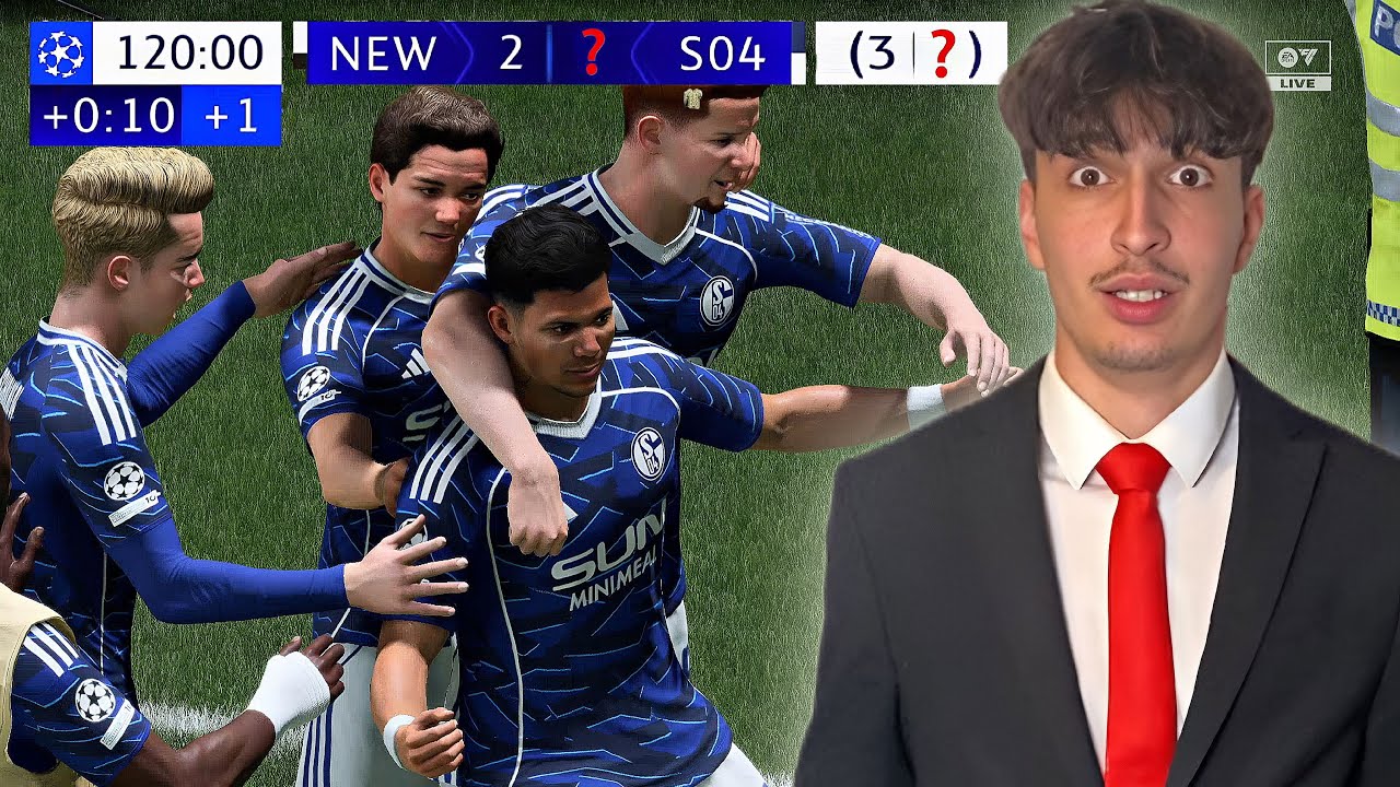 NINOS VERRÜCKTES CHAMPIONS LEAGUE VIERTELFINALE MIT SCHALKE‼️🤯 
