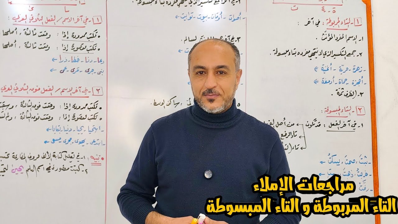 مراجعات عامة ـ الإملاء ـ التاء المربوطة و التاء المبسوطة 