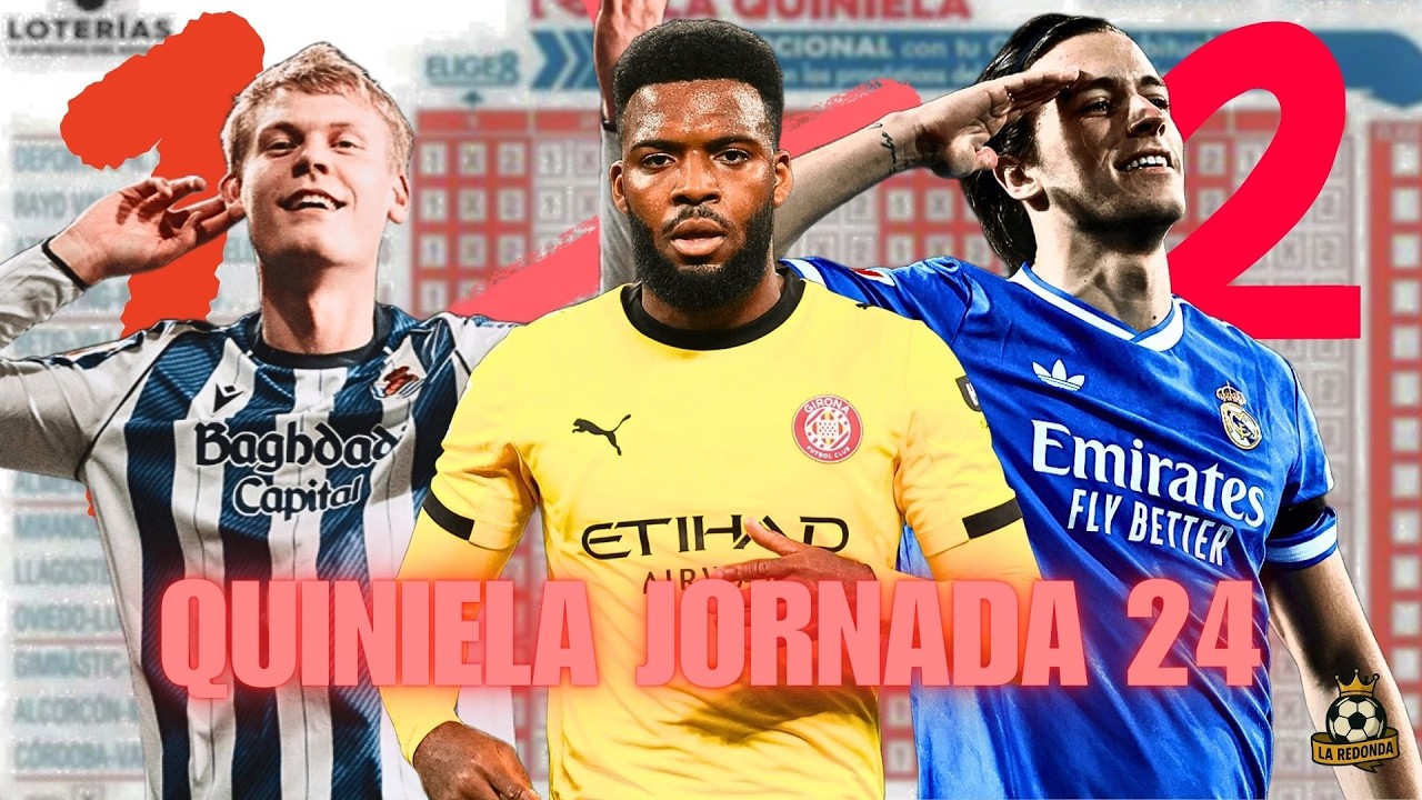 QUINIELA JORNADA 24 | DERBI CATALAN | LA REAL INVICTA EN EL BERNABEU Y EL RAYO ES LOCAL EN BUTARQUE