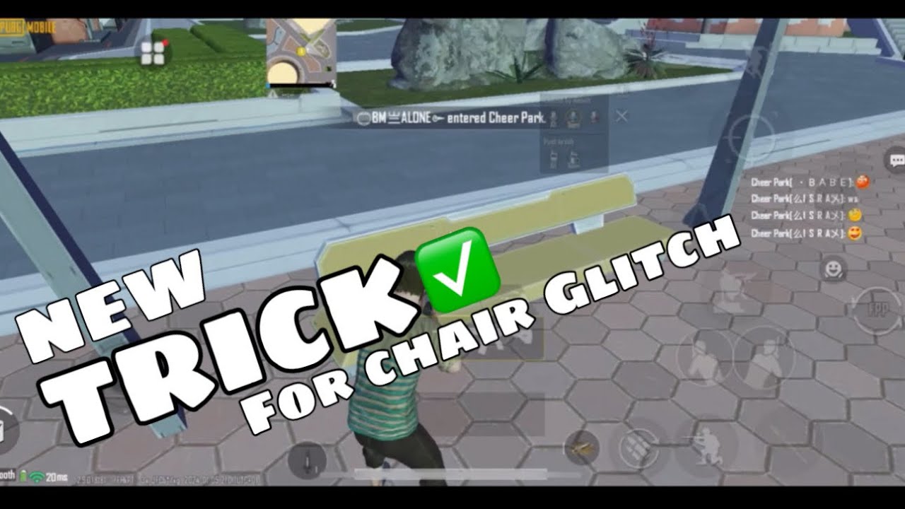 New trick for chair glitch in cheer park ✅ | Old tricks are not working in cheer park #newglitch