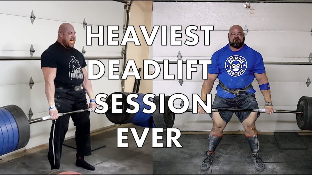 HEAVIEST DEADLIFT SESSION EVER | 4X WSM BRIAN SHAW | JF CARON