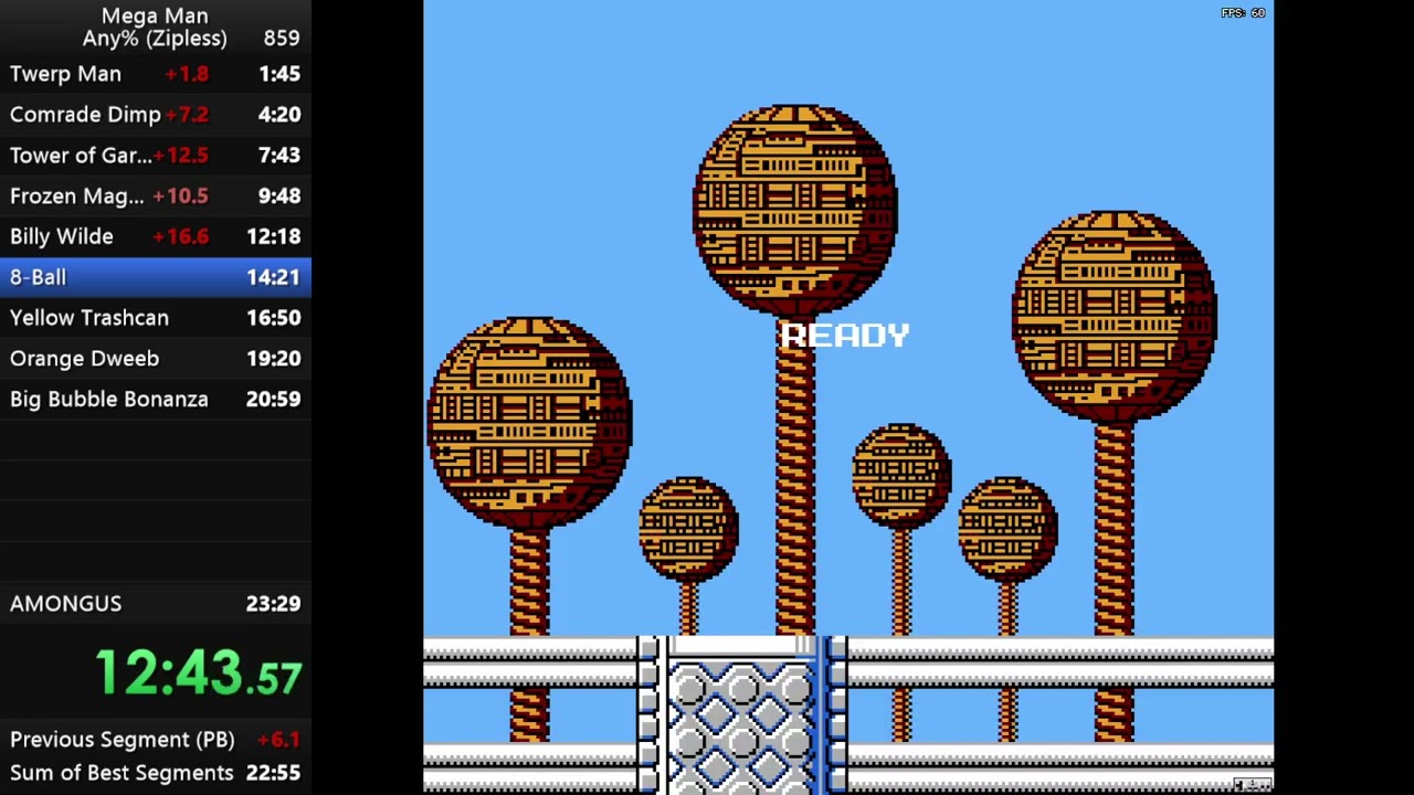 Mega Man speedrun race (28/02/2026)