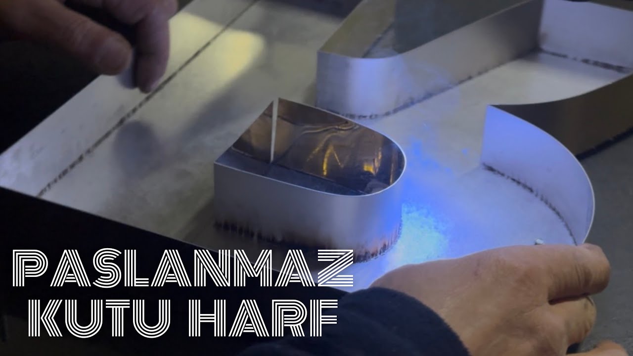 Paslanmaz Kutu Harf Yapımı😍