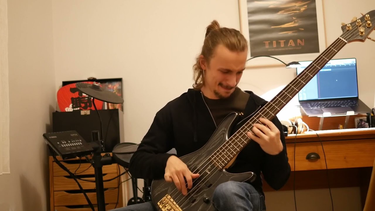 Bass impro with the bass I love - めちゃ好きーなベースでベースソロ演奏