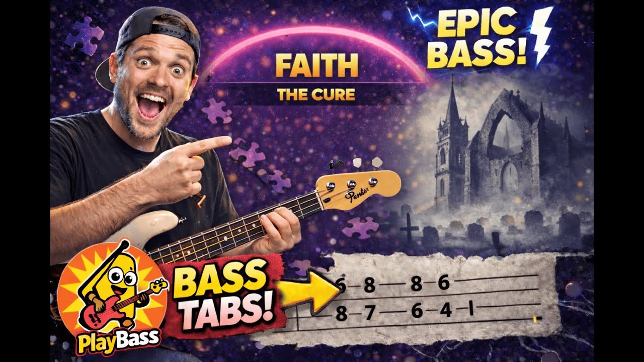 Faith – The Cure (Bass Cover + Tab)