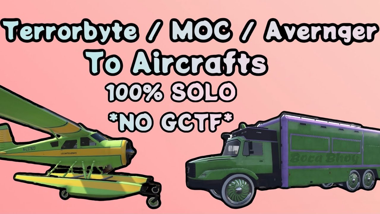 (PATCHED) 100% SOLO / *NO GCTF* BRAND NEW MERGE!!! Terrorbyte/MOC/Avenger To Aircraft Merge