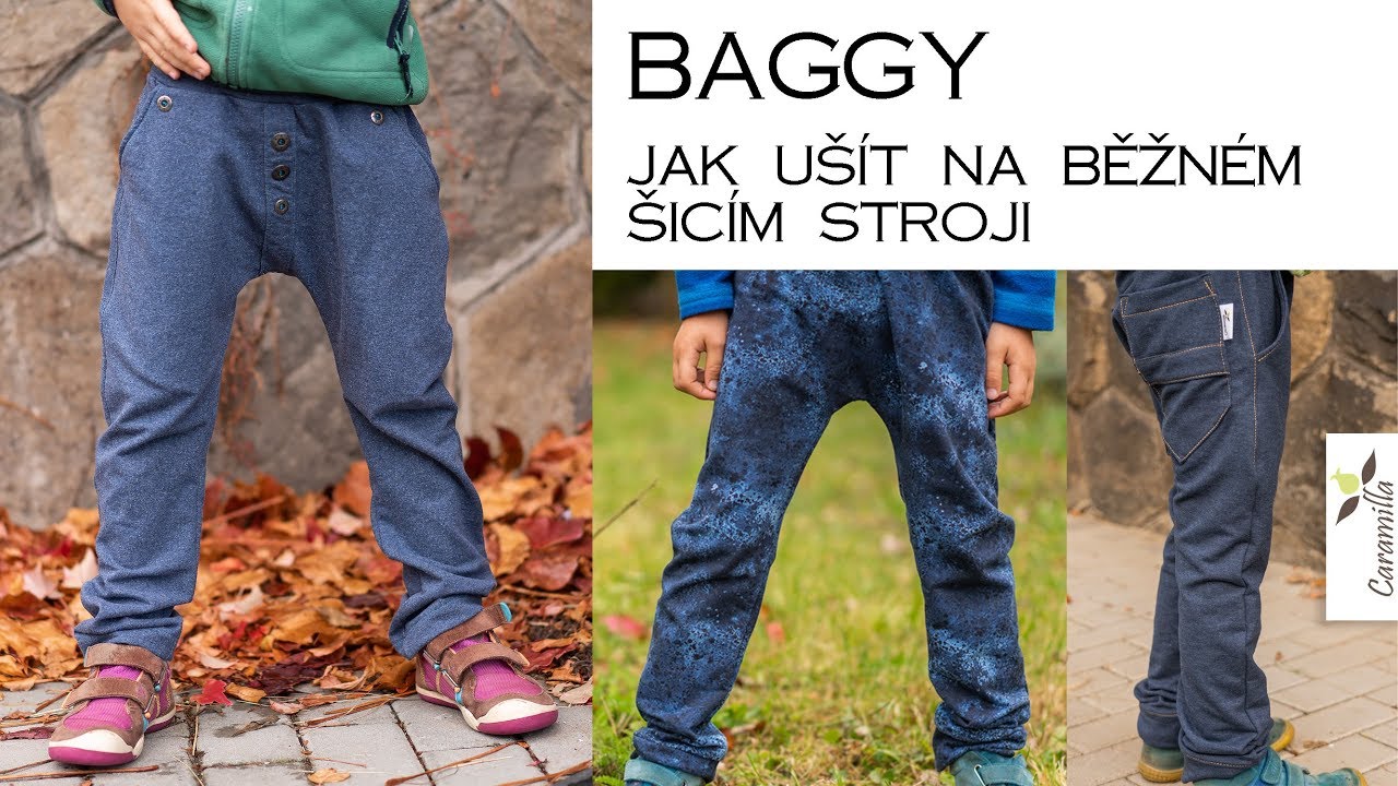 Jak ušít baggy na běžném šicím stroji (2 návody) | Caramilla Easy