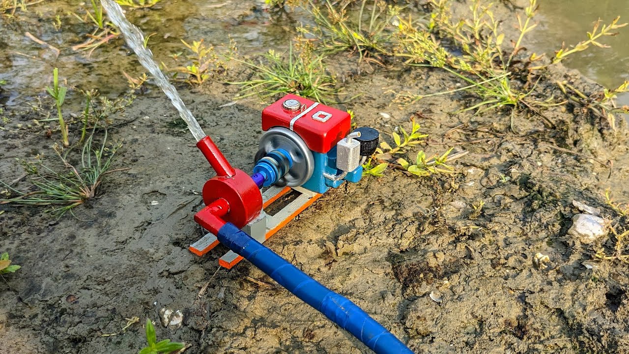 How To Make Mini Water Pump For Kid's