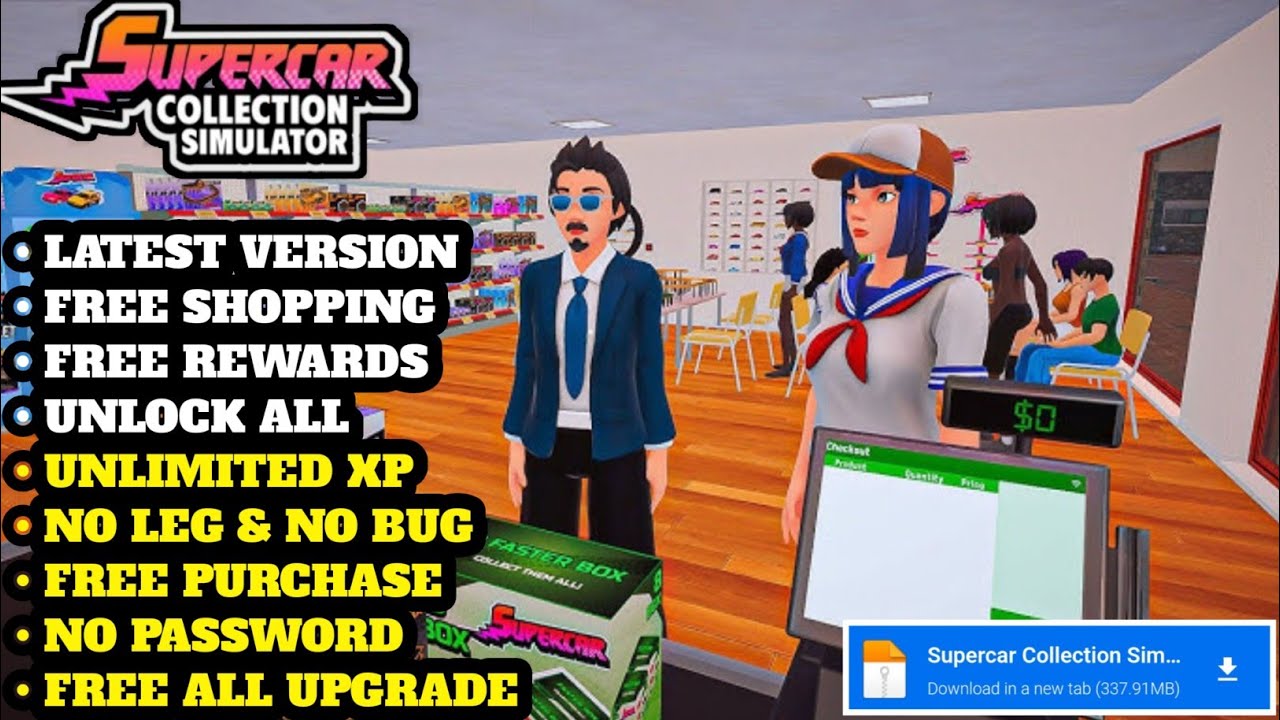 Supercar Collection Simulator Mod Apk V0.0.51 Terbaru 2025 - Unlimited Money & No Ads Free Rewards