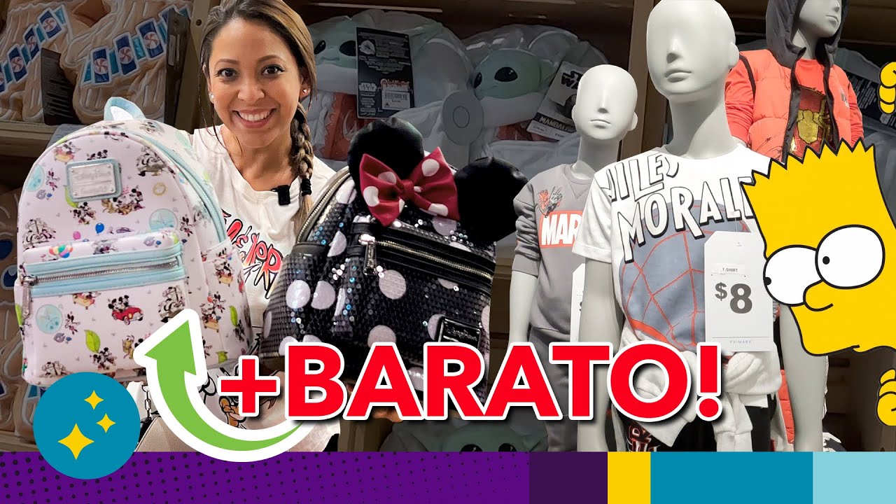 🤑 Dónde COMPRAR MÁS BARATO cosas DISNEY, MARVEL, UNIVERSAL | 4 Tiendas en Outlet Sawgrass Mills