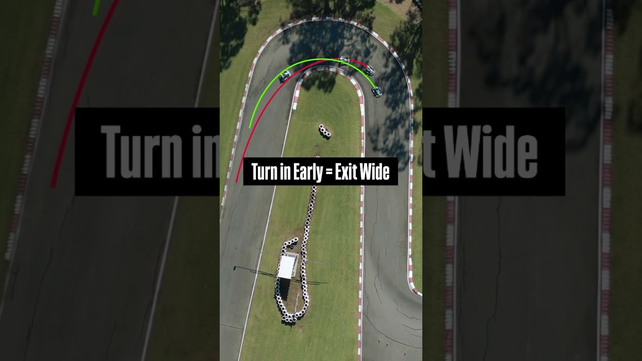 Turn in Early = Exit Wide #superkart #gokart #karting #racingkart #formula1 #kartclass #kart #karts