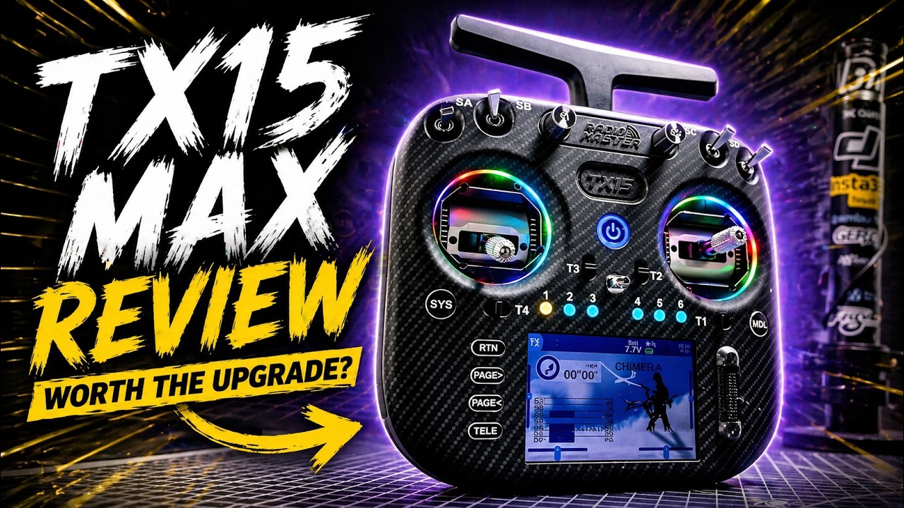 Обзор RadioMaster TX15 Max + тестовый полет (стоит ли обновления?)