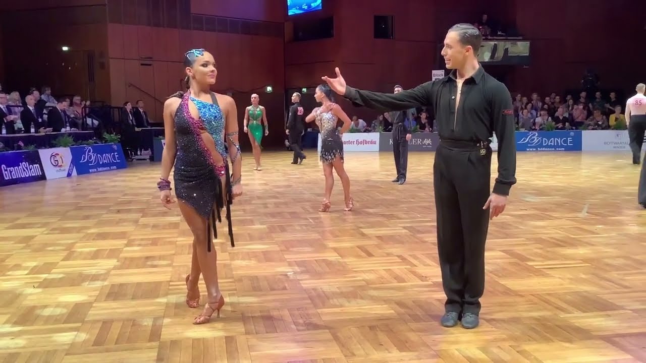 WDSF 2022 Grandslam GOC Stuttgart - RUMBA - Tomer Zveniatsky & Elizaveta Pustornakova