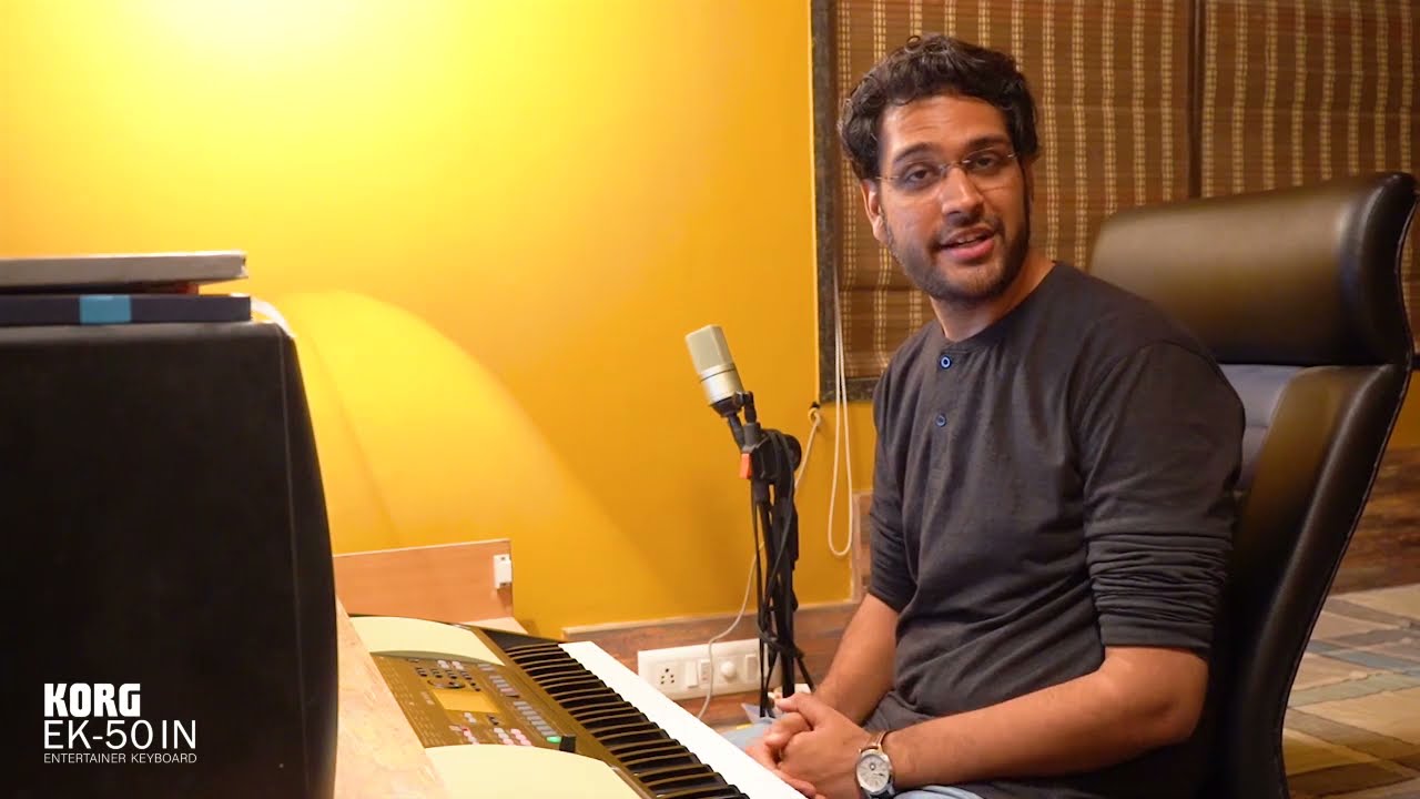 Rilav Shah performs on Korg EK-50 IN - Kajra Re Demo