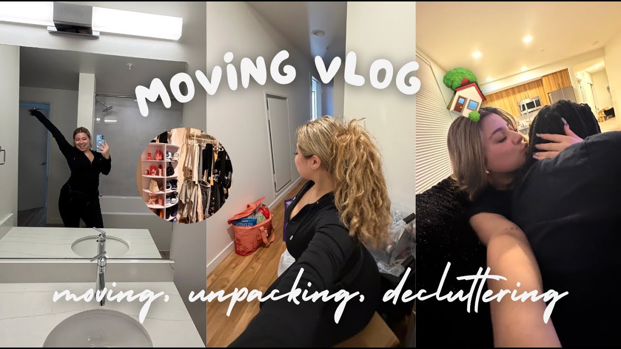 our SECOND apartment together 🏡📦 | moving, decluttering & unpacking