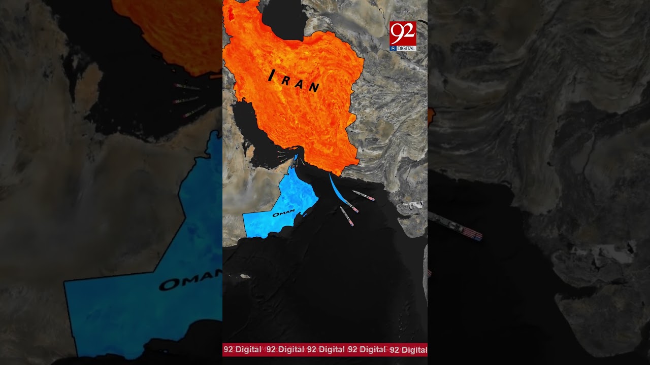 Mapping! Strait of Hormuz Closure | US, Israel Attack Iran Updates | 92NewsHD
