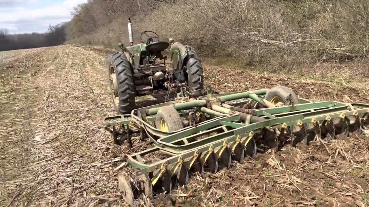 Oliver Super 77 and John Deere AW Disk