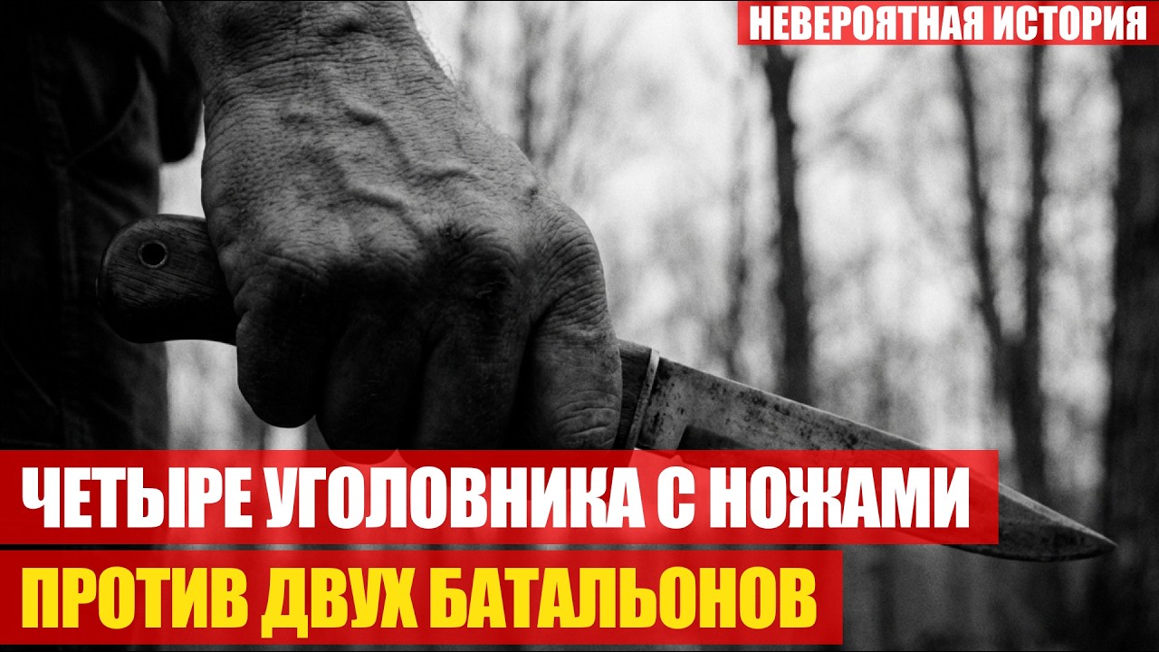 НЕМЦЫ ДУМАЛИ ЭТО ЦЕЛЫЙ ПАРТИЗАНСКИЙ ОТРЯД — Это были четверо уголовников с охотничьими ножами