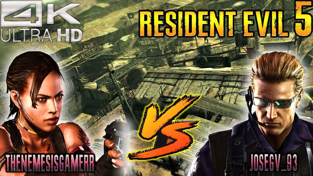 RESIDENT EVIL 5 (PS5) - Versus Survivor 1 Vs. 1 (4K/60FPS)
