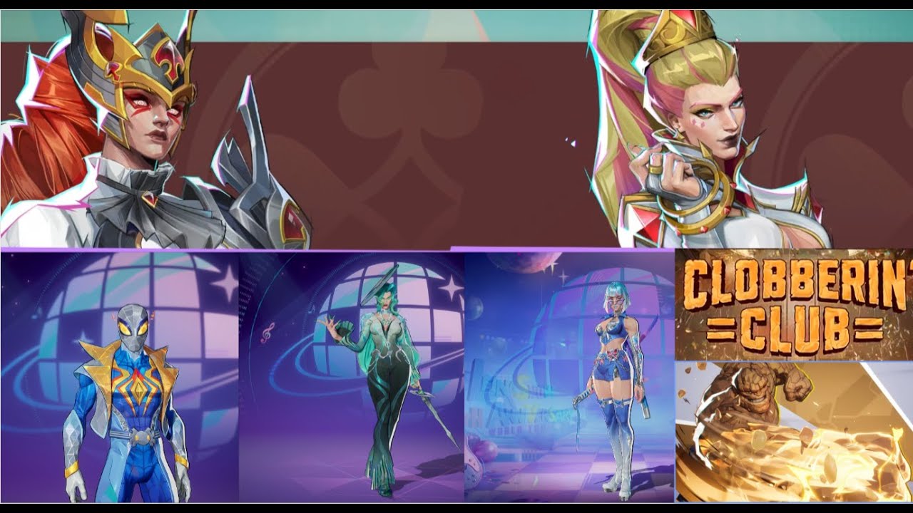 marvel rivals new disco pass clobbering club and new skins