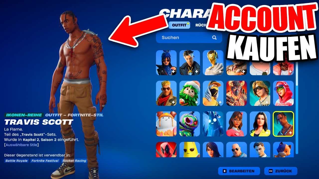 Ich kaufe einen FORTNITE ACCOUNT auf CAVESKINS und das war drauf 🤯