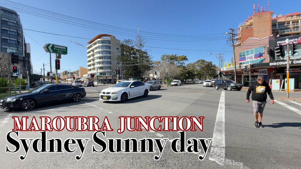 MAROUBRA JUNCTION Sydney Australia - Sunny Walk[Spring 4K UHD]
