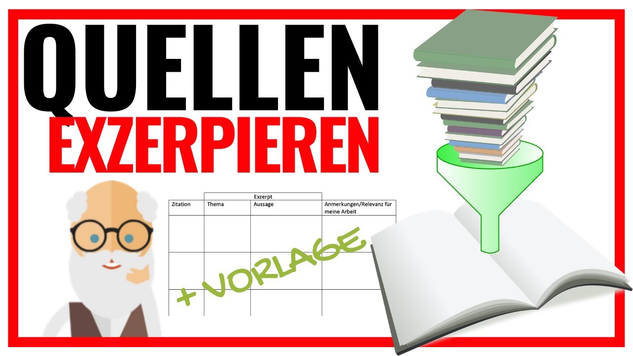 Exzerpt schreiben | Mit dieser Anleitung sezierst du auch den schwierigsten Text ✂📕
