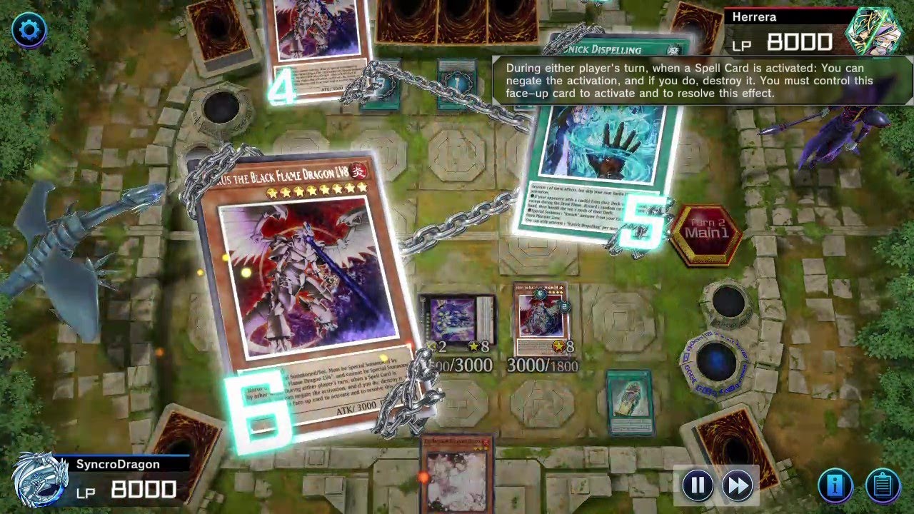 Horus the Black Flame Dragon easily beating a Runick Deck!!