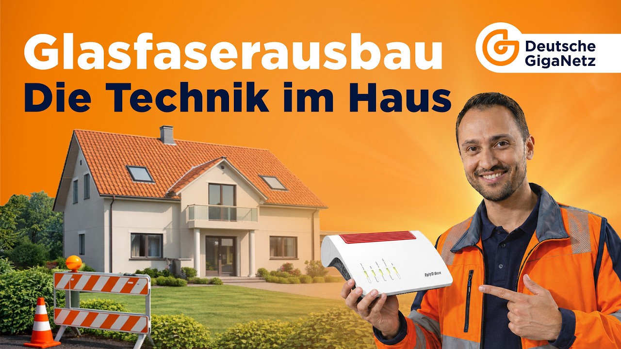 Unser Mitarbeiter erklärt Glasfaser-Technik verständlich