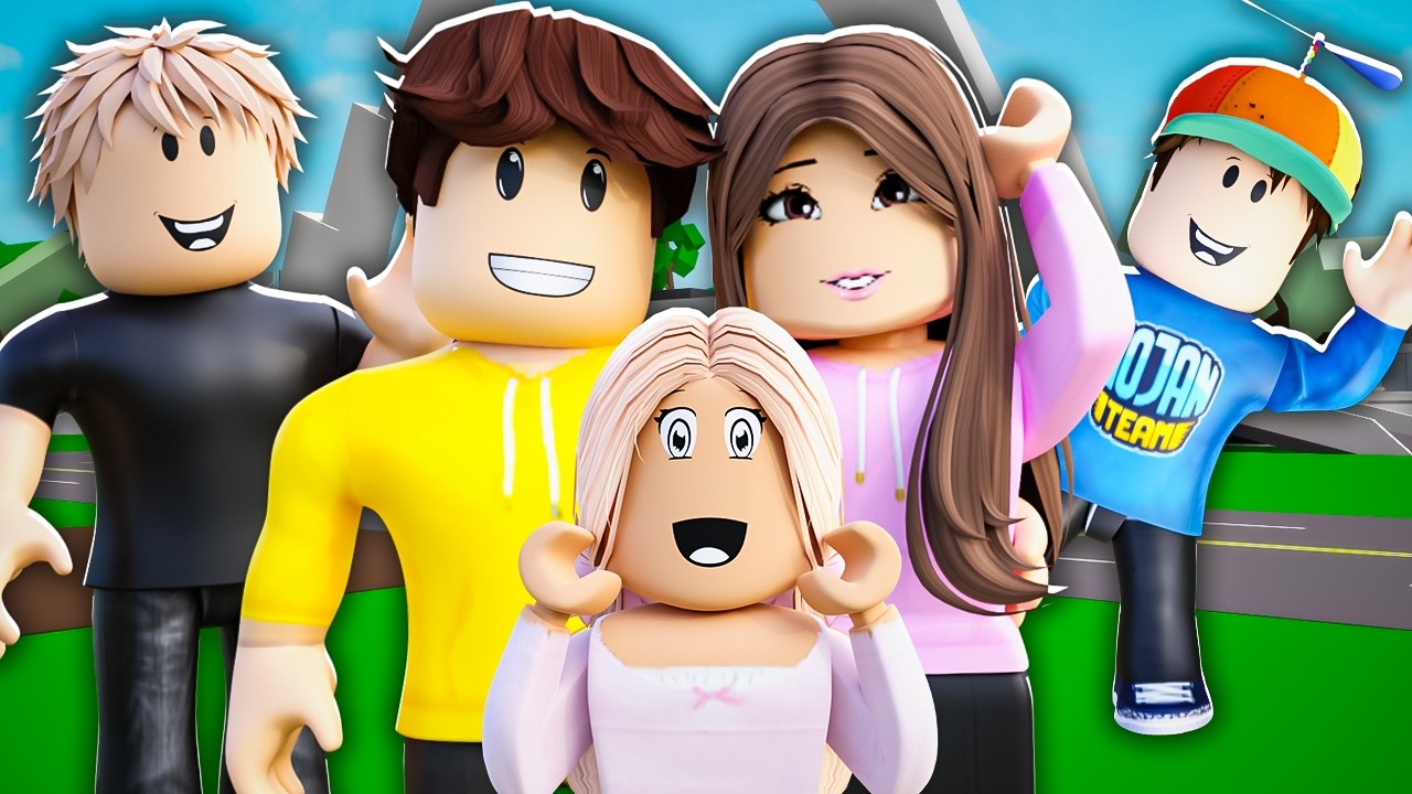 JESTEŚMY RODZINĄ PRZEZ 24H w BROOKHAVEN RP! 🥰 (Historyjka Roblox)