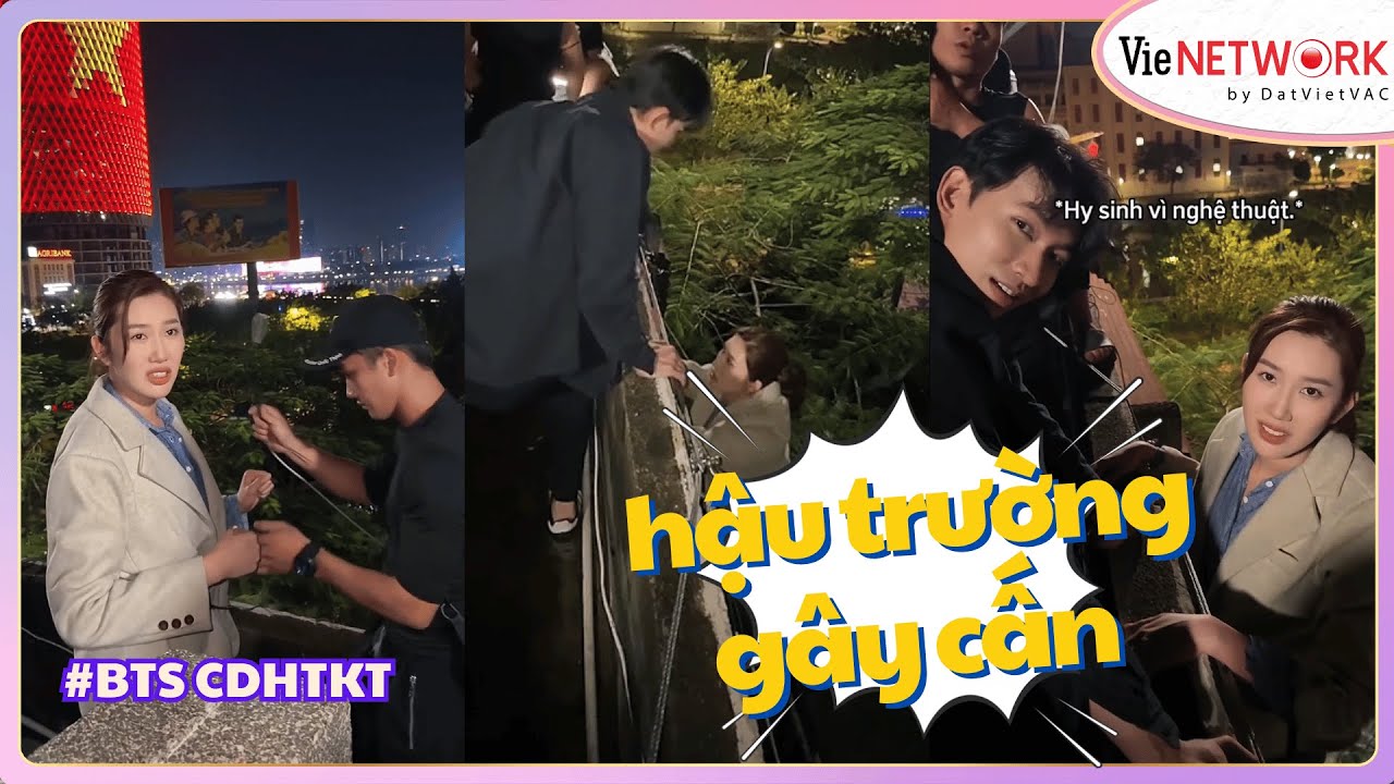 Hậu trường cảnh quay gây cấn trên sân thượng của Cô Đừng Hòng Thoát Khỏi Tôi | BTS CĐHTKT