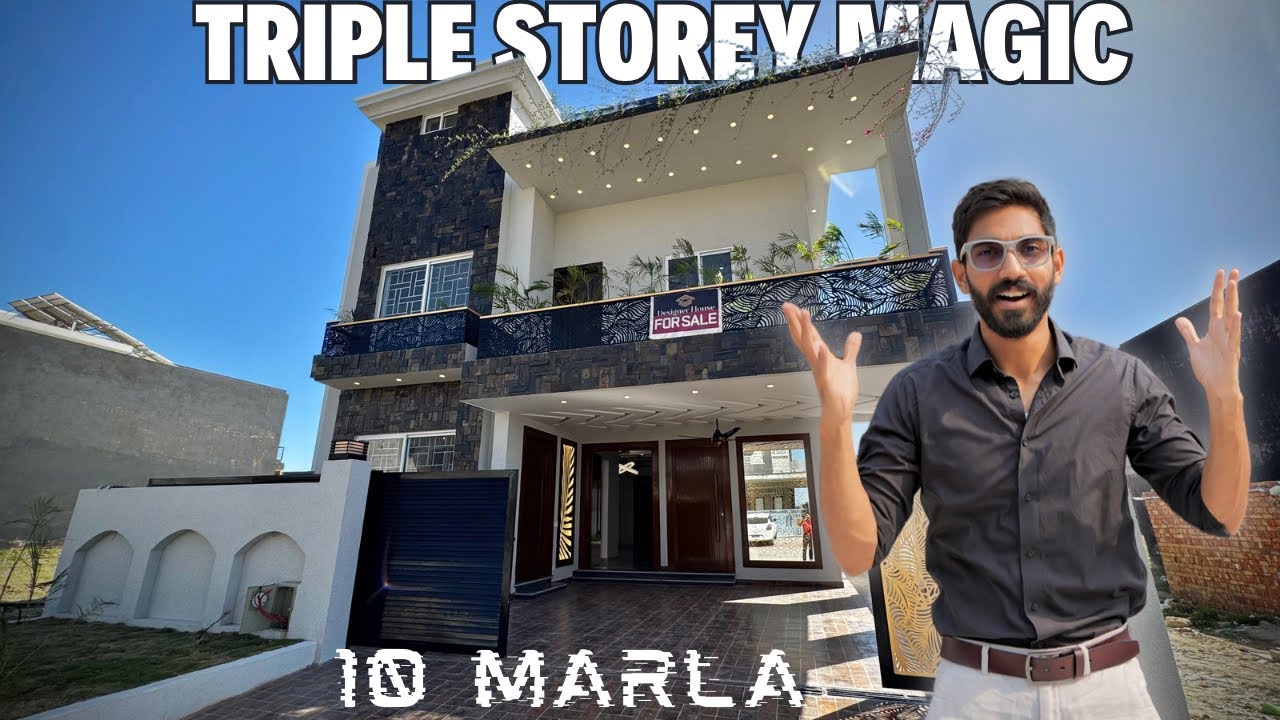 10 Marla Triple-Storey UNBELIEVABLE House for sale in Bahria islamabad