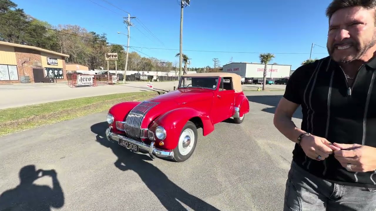 Видео тест-драйва Allard M Drop Head Coupe 1949 года.