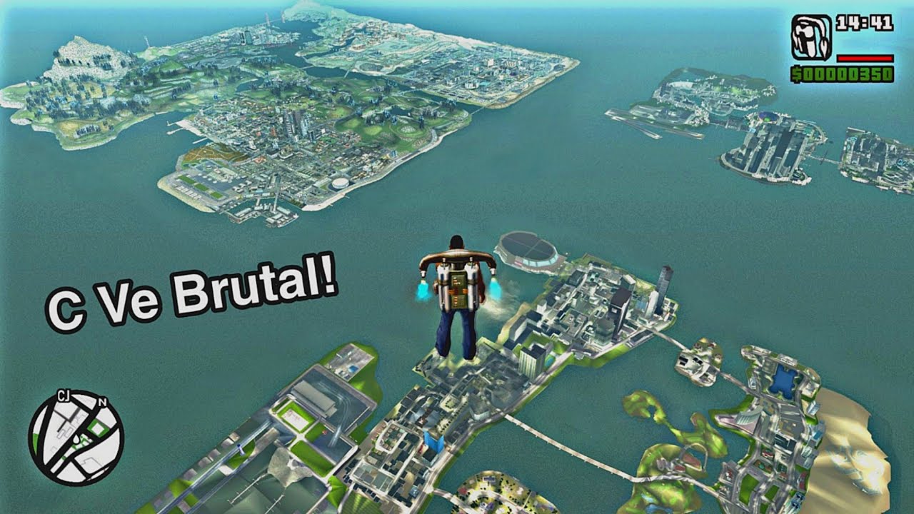 Así se ven TODOS los Mapas de Gta en uno