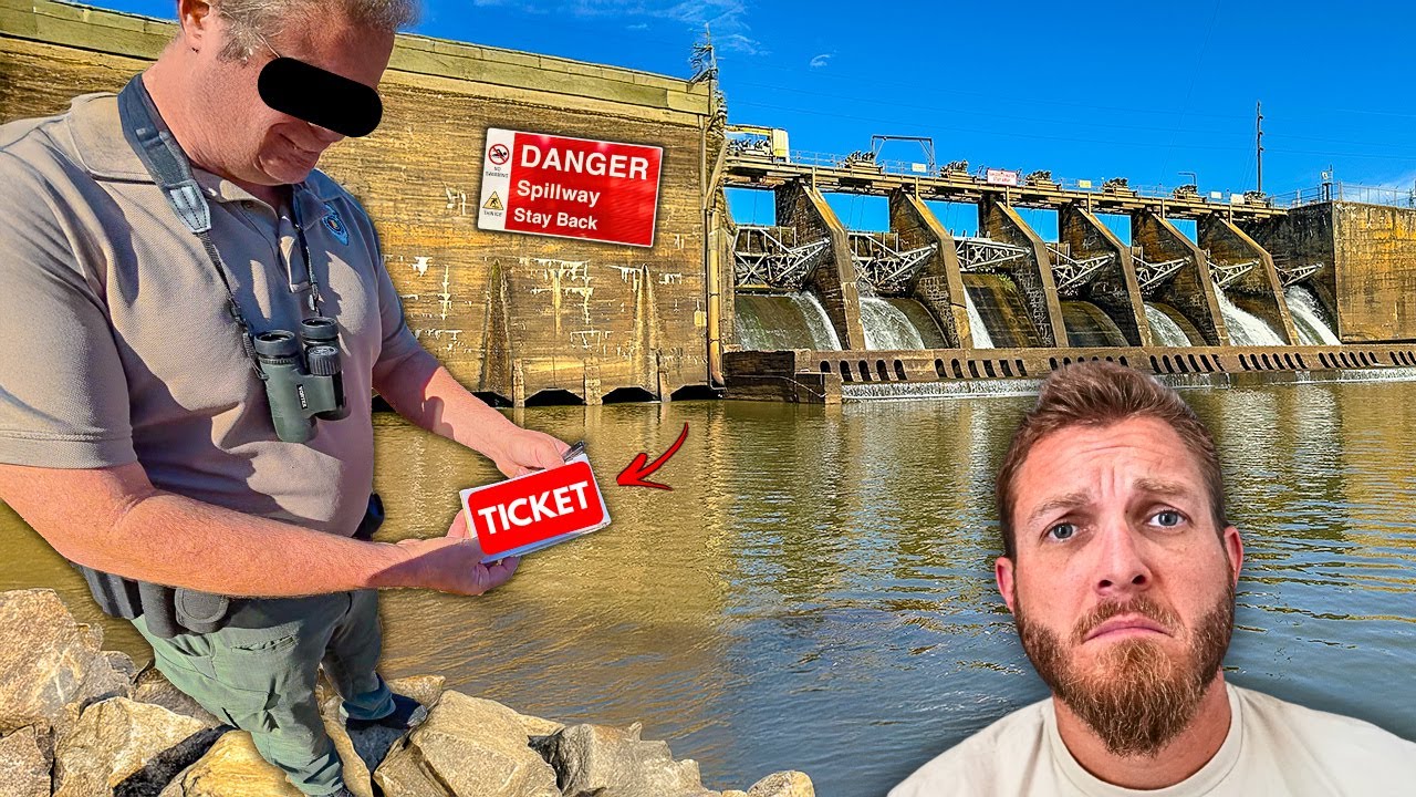 Game Warden Caught Me Fishing the Abandoned Spillway!