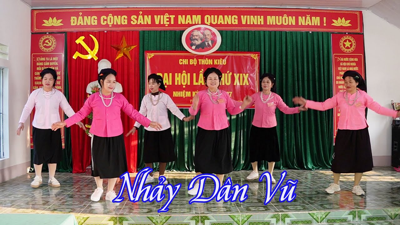 Nhảy dân vũ - Đội văn nghệ Chi hội Phụ nữ Thôn Kiêu | Thủy Đại TV