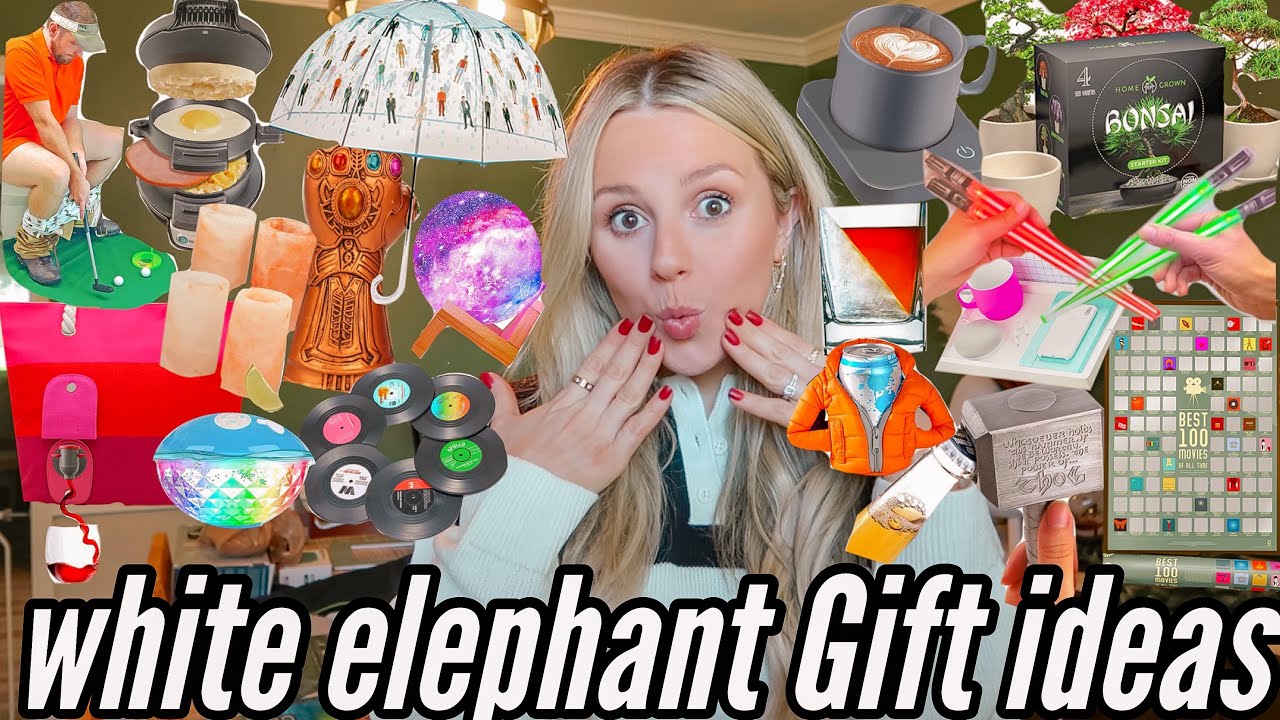 AMAZON GIFT IDEAS: WHITE ELEPHANT & SECRET SANTA